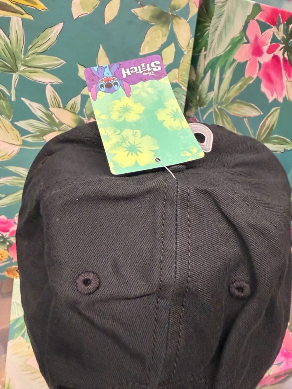 Bioworld Disney Stitch Black Baseball Cap adult size NWT